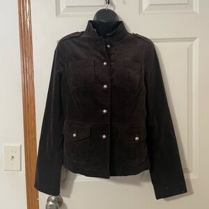 Brushed corduroy bomber style